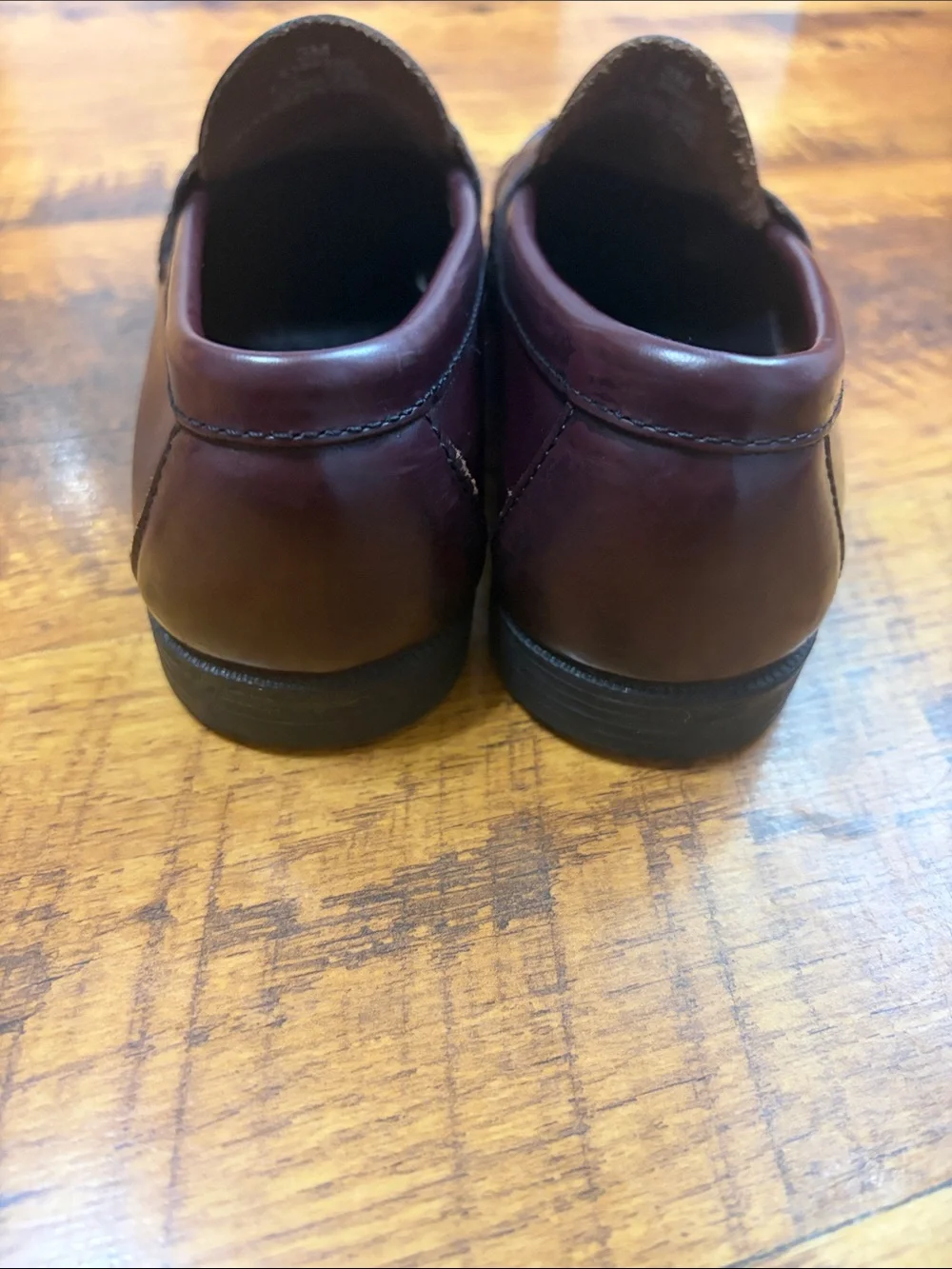 Sperry Kid's Burgundy Leather Penny Loafers